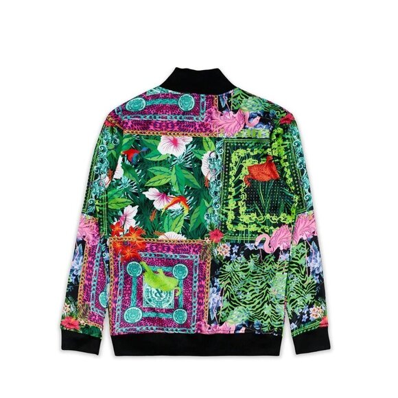 Reason Botanics Print Tracksuit 2 Piece Full Zip Jacket & Pants Men's Large - Picture 9 of 11